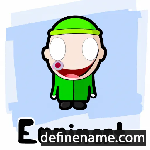 cartoon of the name Émérente