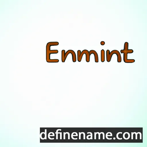 cartoon of the name Émérentienne