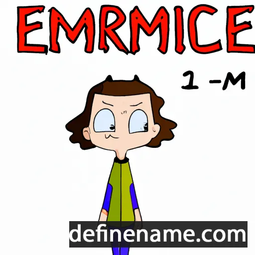 cartoon of the name Émerence