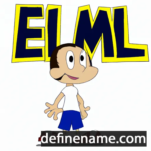 cartoon of the name Émil