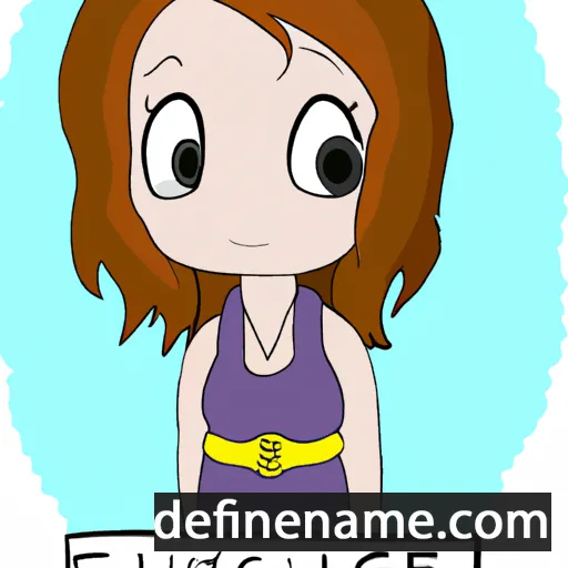 cartoon of the name Elyce