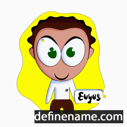 cartoon of the name Elyès