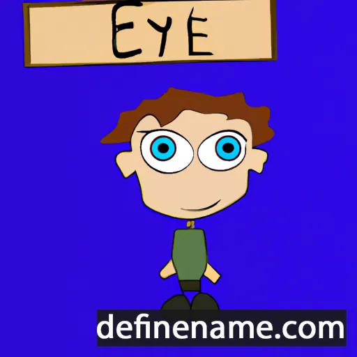 cartoon of the name Elye