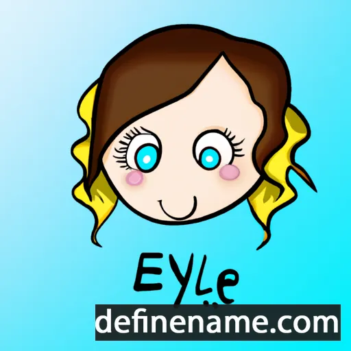 cartoon of the name Elyze