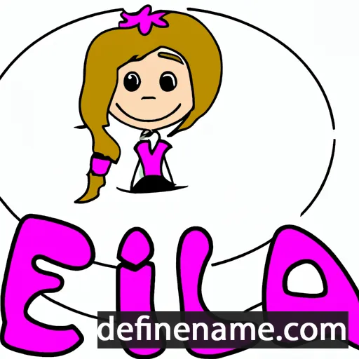 cartoon of the name Elza