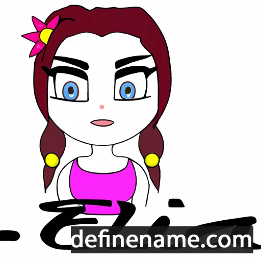 cartoon of the name Elza