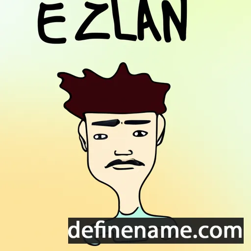 Elzain cartoon