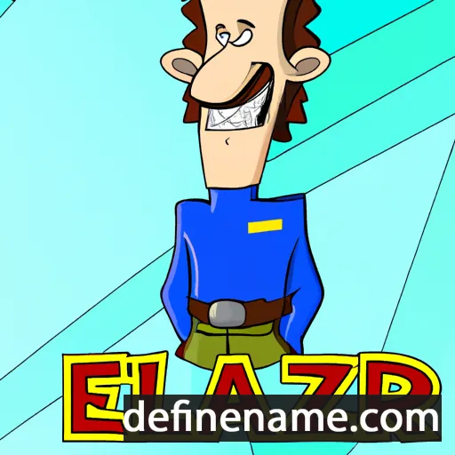 cartoon of the name Elzear