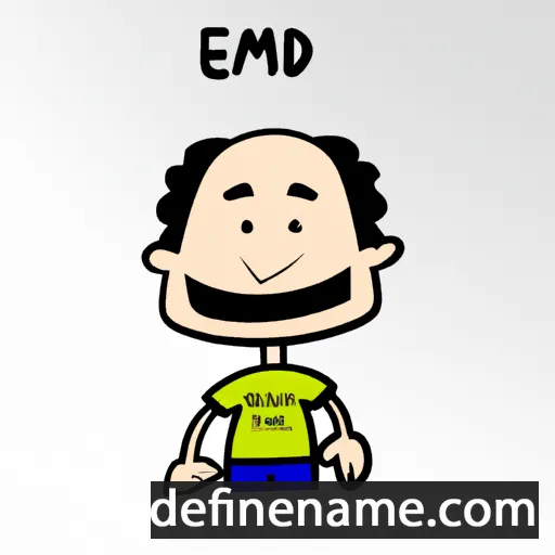 cartoon of the name Emad