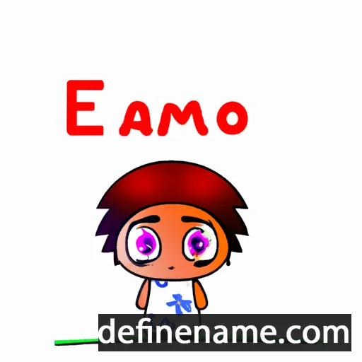 cartoon of the name Emako