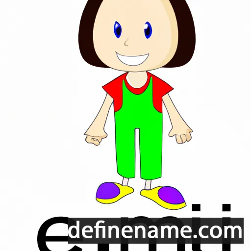 cartoon of the name Emali