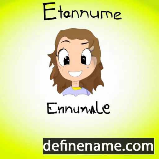 cartoon of the name Emanuelle