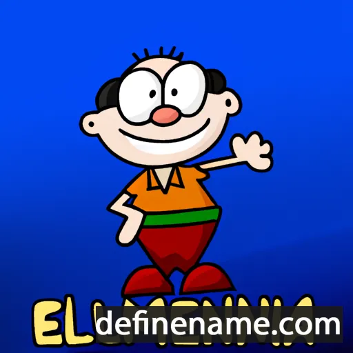 cartoon of the name Emanuelli