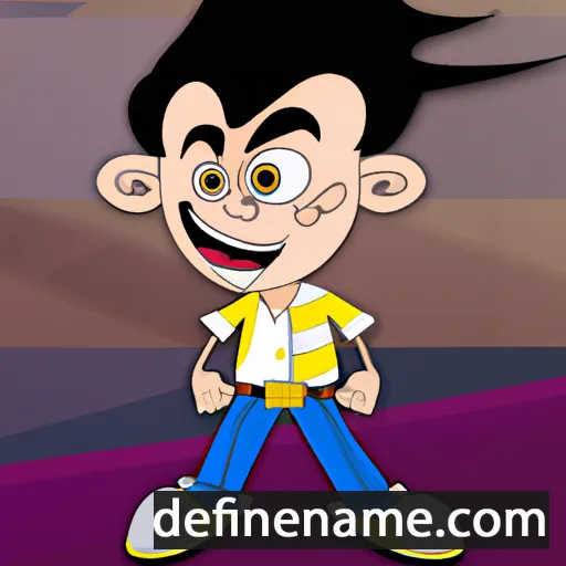 cartoon of the name Emanuilo