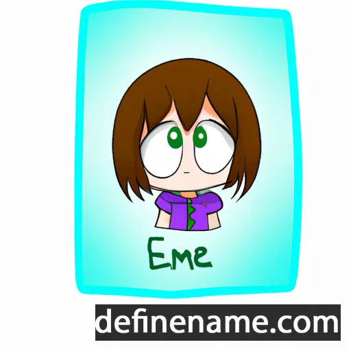 cartoon of the name Emarie