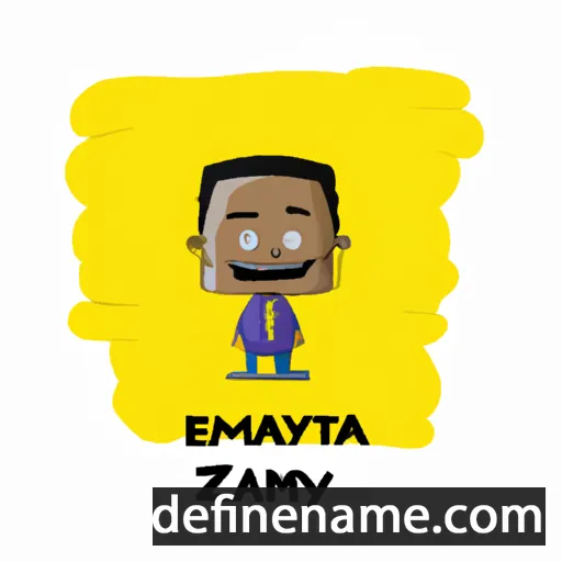 cartoon of the name Emayatzy