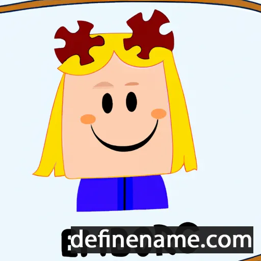 cartoon of the name Embjørg