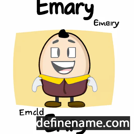 cartoon of the name Embry