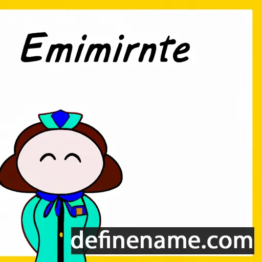 cartoon of the name Emérentienne