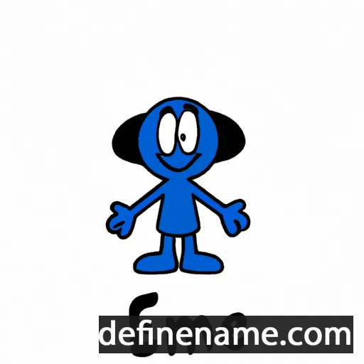 cartoon of the name Emeel