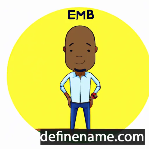 cartoon of the name Emekemeabasi