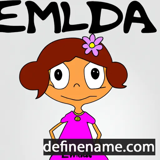 cartoon of the name Emelda