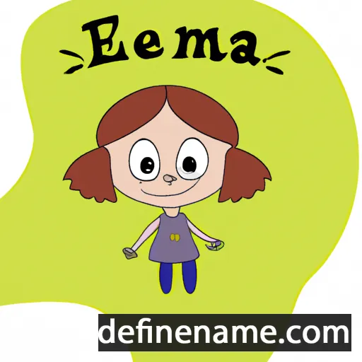 Emelīna cartoon