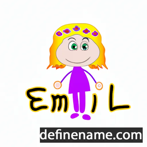 cartoon of the name Emeli