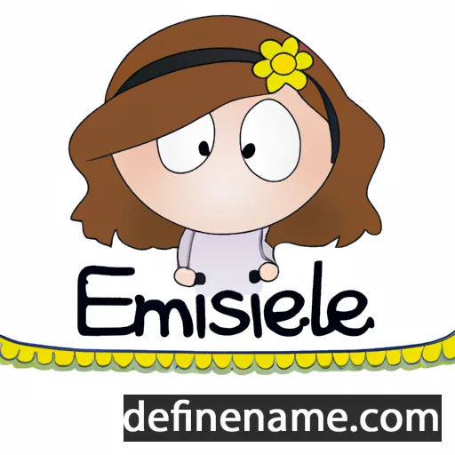 cartoon of the name Emelisse