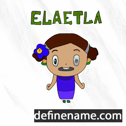 cartoon of the name Emelita