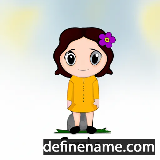 cartoon of the name Emella