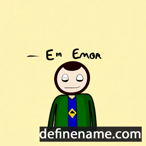 cartoon of the name Emeran