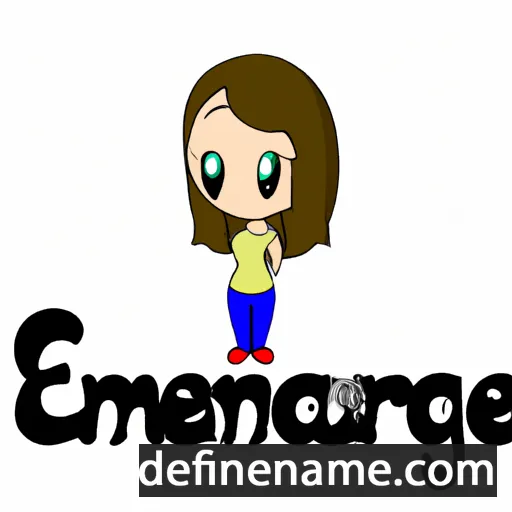 cartoon of the name Emerance