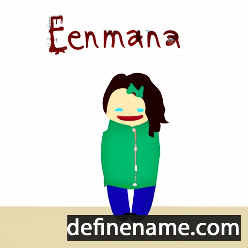 cartoon of the name Emerencjanna