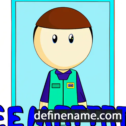 cartoon of the name Emerett