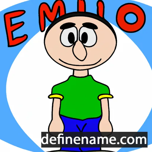 cartoon of the name Emerico