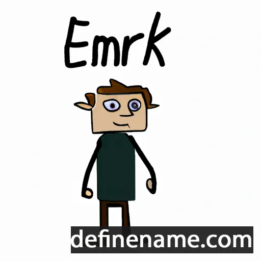 cartoon of the name Emerik