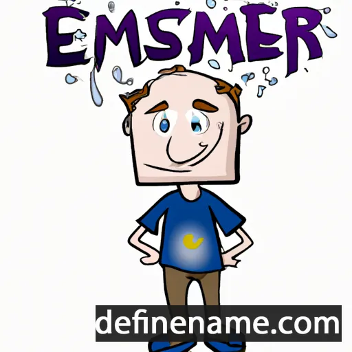 cartoon of the name Emersen