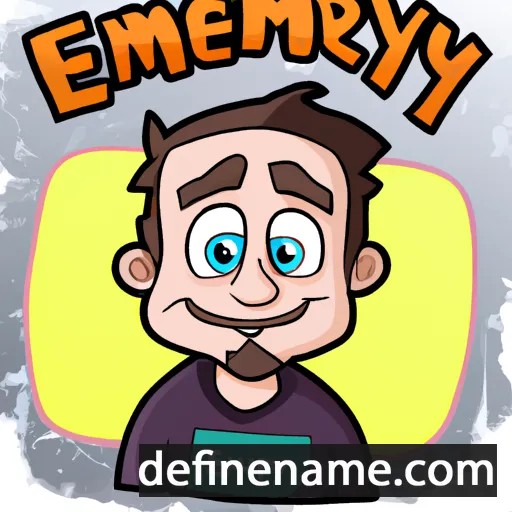 cartoon of the name Emery