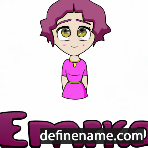 cartoon of the name Emeryka