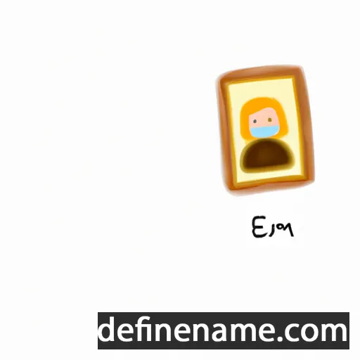 cartoon of the name Emeryn