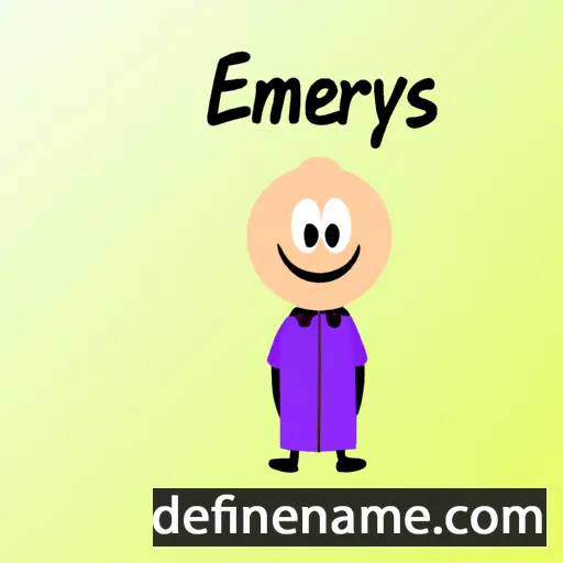 cartoon of the name Emerys