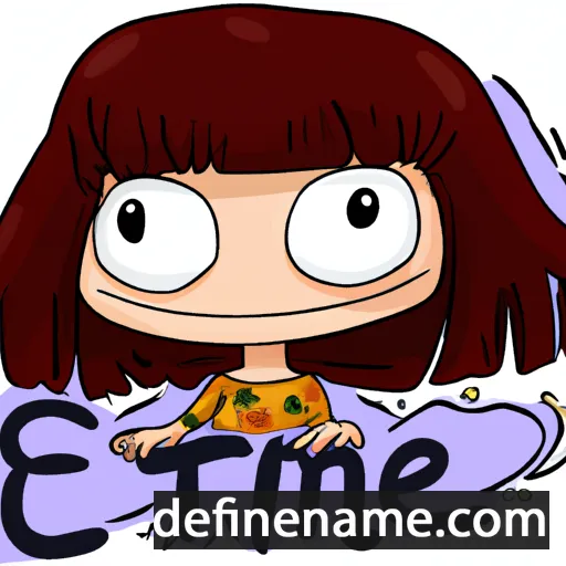 cartoon of the name Emette