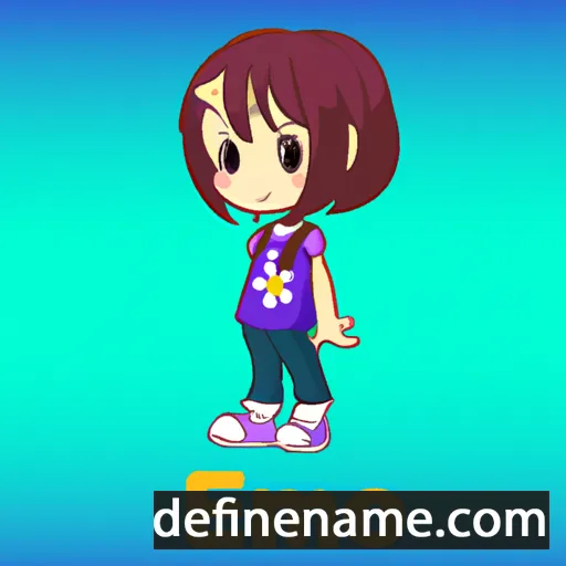 cartoon of the name Emi