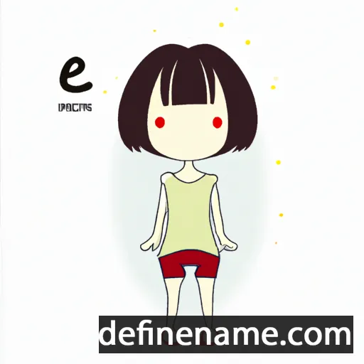 cartoon of the name Emi