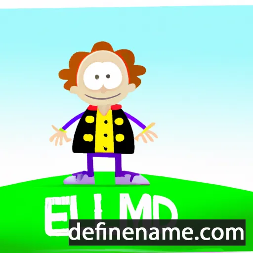 cartoon of the name Emiland