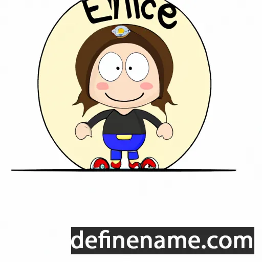 cartoon of the name Emilce