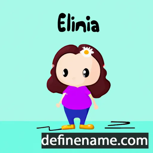 cartoon of the name Emilcia