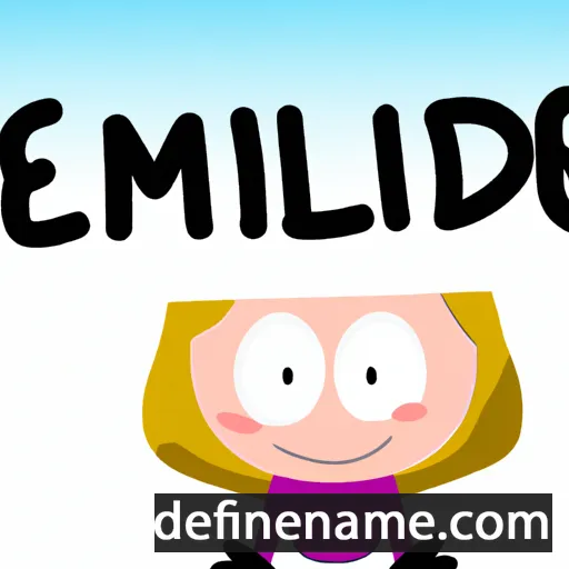 cartoon of the name Emilde