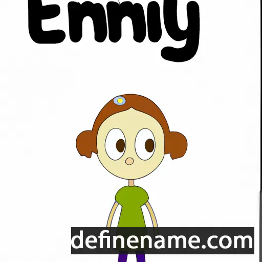 cartoon of the name Emiley